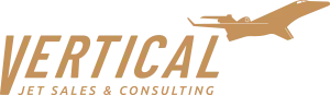 Vertical Jet Sales Logo